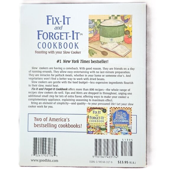 Fix-It and Forget-It Feasting with Your Slow Cooker Cookbook Softcover - Picture 2 of 9